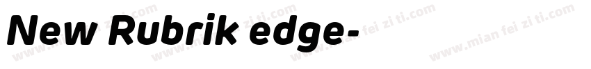 New Rubrik edge字体转换